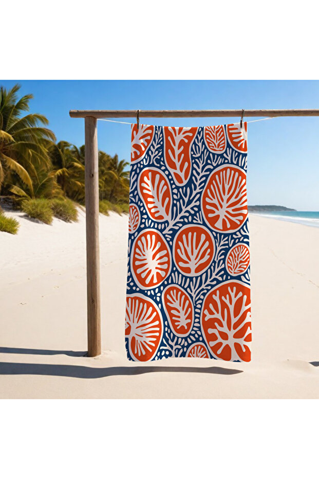 Colorful Patterned Towel 75X150 cm Quick Drying Soft Fabric Suitable for Beach & Bathroom Use
