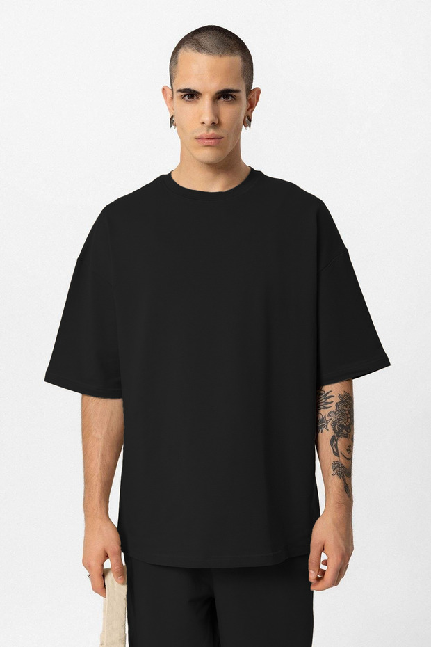 Men's Basic Unprinted Plain Tracksuit Suit - 2