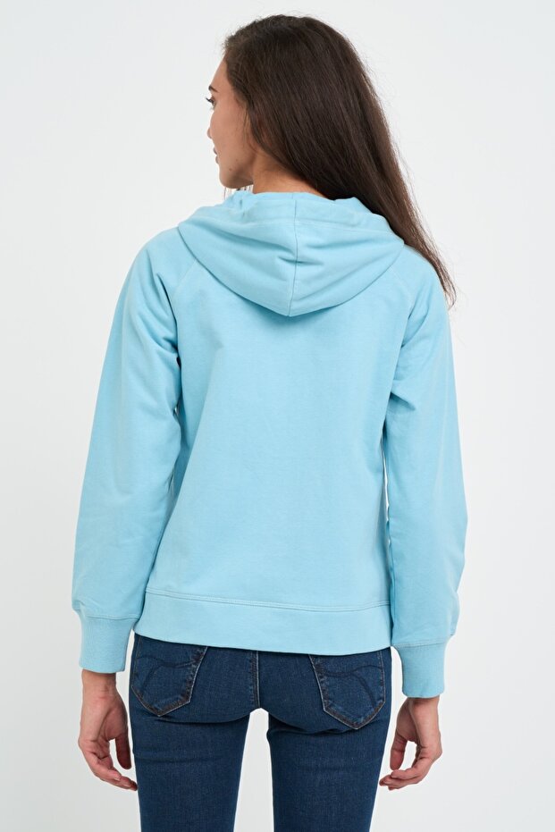 Hanorac dama cu fermoar si gluga - 5