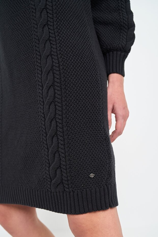 Rochie dama tip pulover cu model - 2