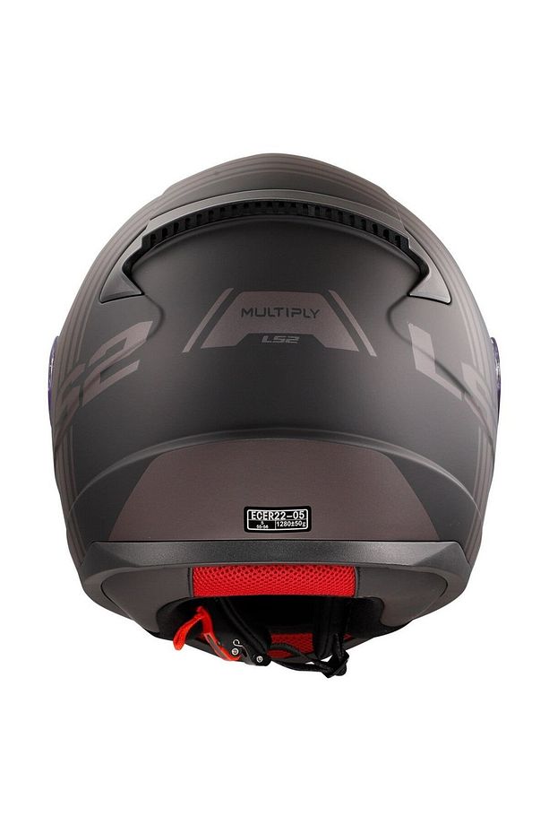 FF353 RAPID 1 MULTIPLY GRİ KAPALI KASK - 4