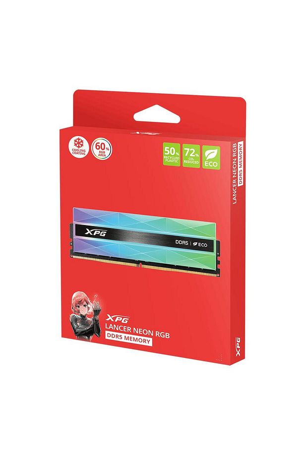 Lancer Neon RGB 32GB (2x16) 6000MHz CL30 DDR5 UDIMM RAM AX5U6000C3016G-DCLANRSG - 4