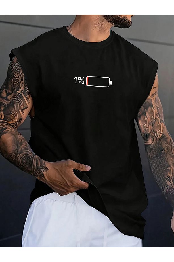 ahat Nefes Alabilen Tank Top, Erkekler Için Yaz Spor - 1
