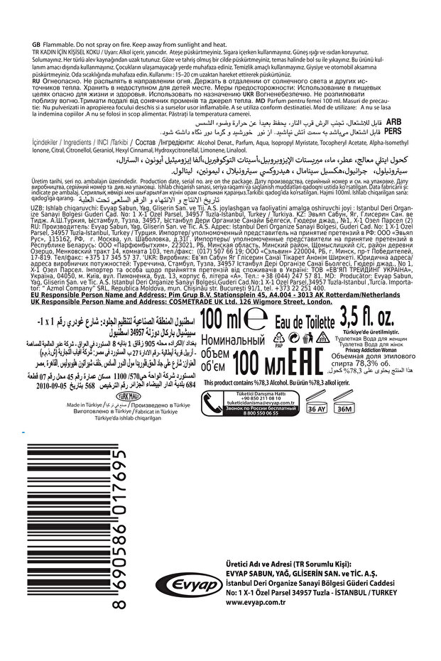 Edt Addiction 100 Ml - 6