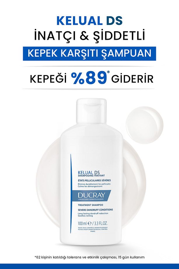 Kelual DS Şampuan İnatçı ve Şiddetli Kepek Şampuan 100ml - 3