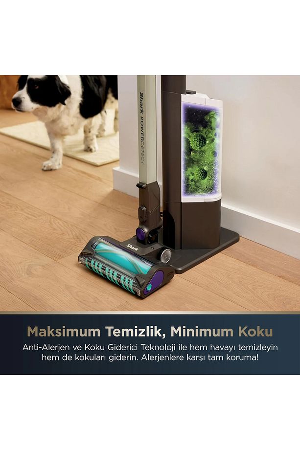 PowerDetect Clean&Empty Auto-Empty Sistemli Pet Başlıklı Şarjlı Dikey Süpürge - Shark Ninja - 11