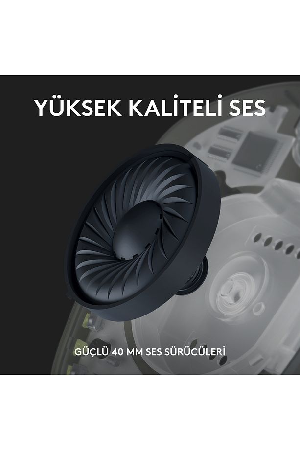 G G435 LIGHTSPEED Kablosuz Oyuncu Kulaklığı - Beyaz - 4