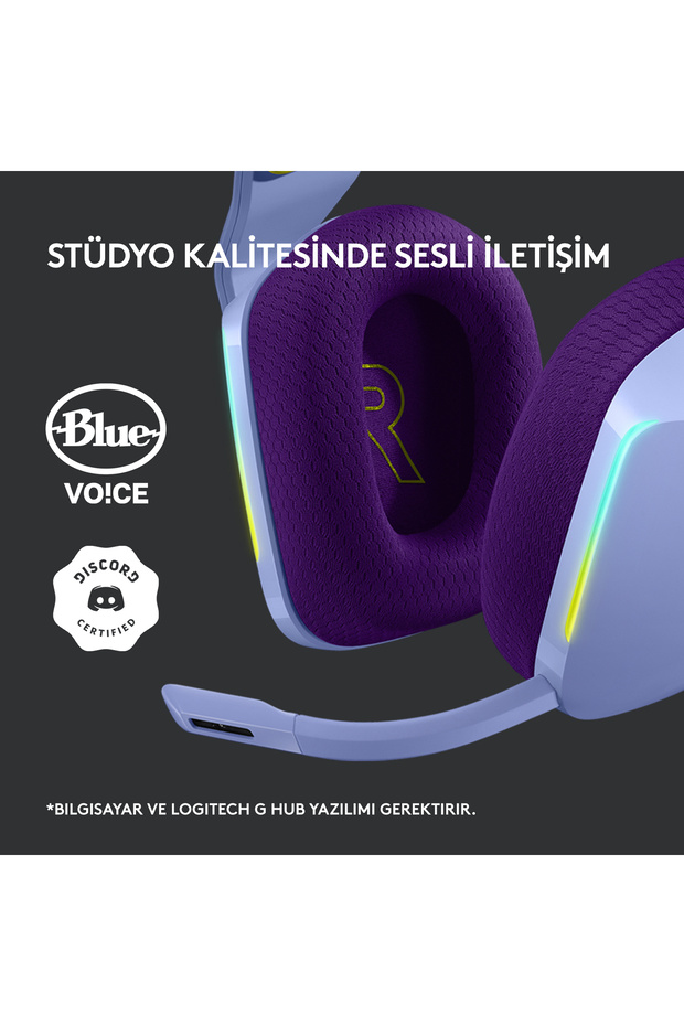Lilac Rgb Wireless Gaming Headset G733 Lightspeed 7.1 Surround Sound - 10