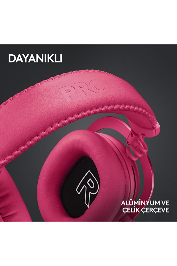 G PRO X 2 LIGHTSPEED Kablosuz DTS:X Headphone 2.0 - 7.1 Surround Ses Oyun Kulaklığı - Pembe - 8