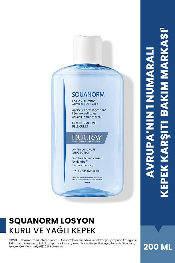 Squanorm Çinko İçeren Kepek Karşıtı Losyon 200 ml - 1