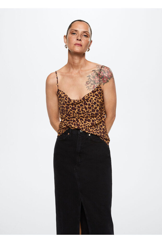 Leopar Desenli Üst - 13