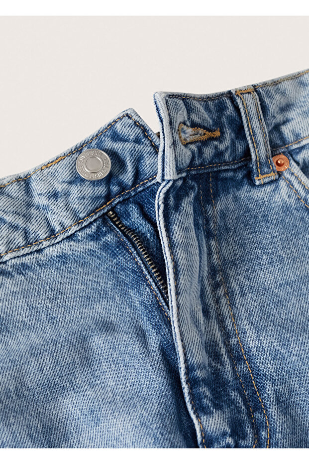 Mom-fit Denim Şort - 9