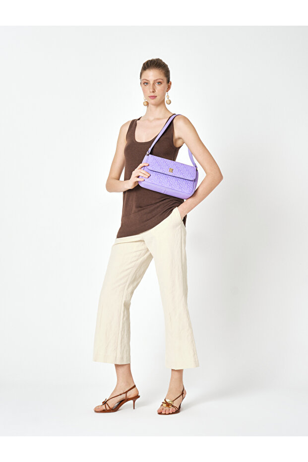 Lavender Women's Shoulder Bag 05Po25Y1995
