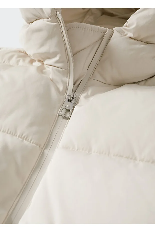 Kapüşonlu Kapitone Anorak - 10