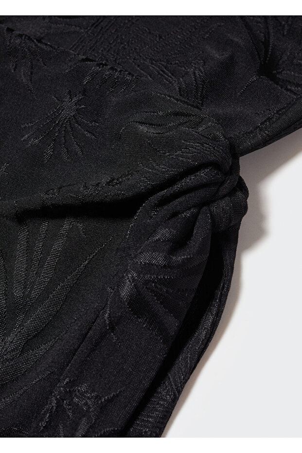 Siyah Kadın Elbise 47077140 - 7