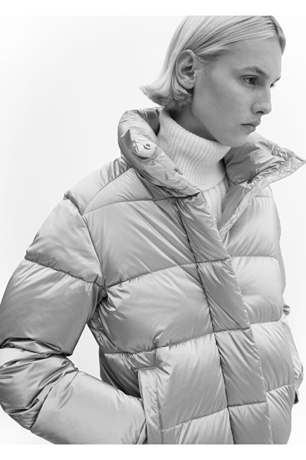 Su geçirmez kapitone anorak - 5