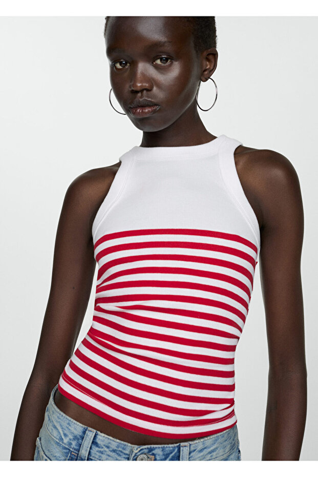 Rotes Damen-Bustier 77040624 - 2