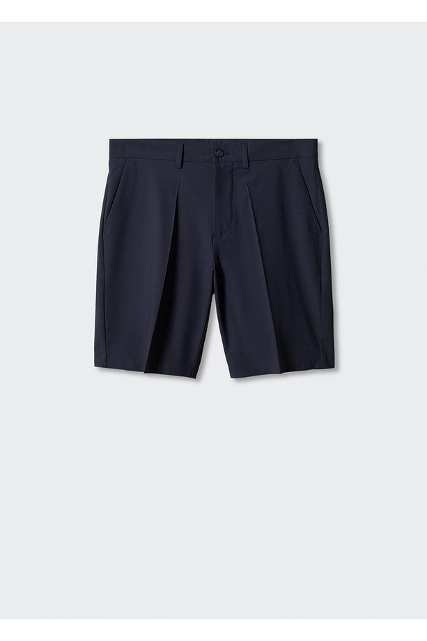 Beli ayarlabilir slim fit bermuda şort - 5