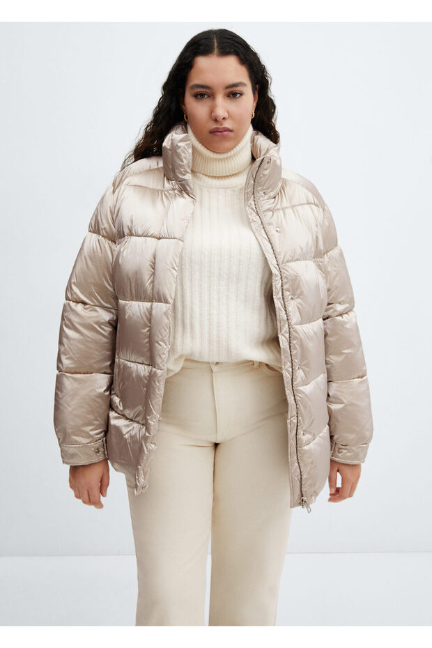 Su geçirmez kapitone anorak - 8