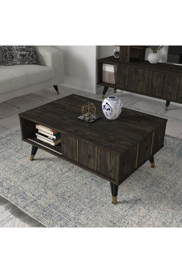 Negro طاولة القهوة موديل - 2