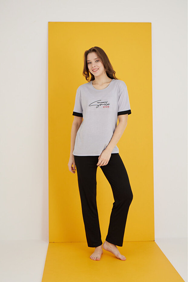 VİSKON PİJAMA TAKIMI - 2