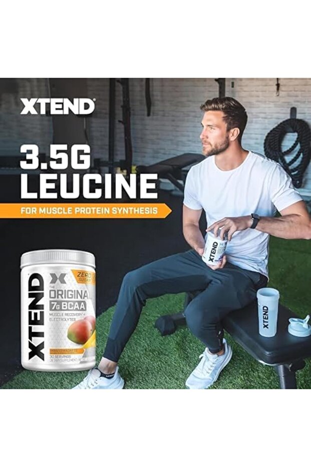 Original BCAA Powder, Zero Sugar, Zero Calories, Post Workout Muscle - Mango Madness (30 Servings) - 5