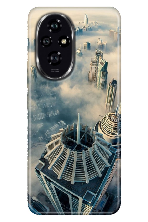 Honor 200 Case Decorative Silicone Printed A58 Cover Dubai Landscape