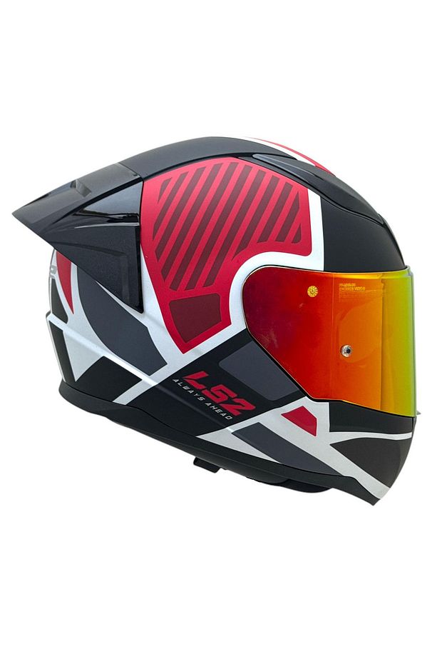 RAPID 2 GRID BEYAZ-KIRMIZI KASK FULL SET - 3