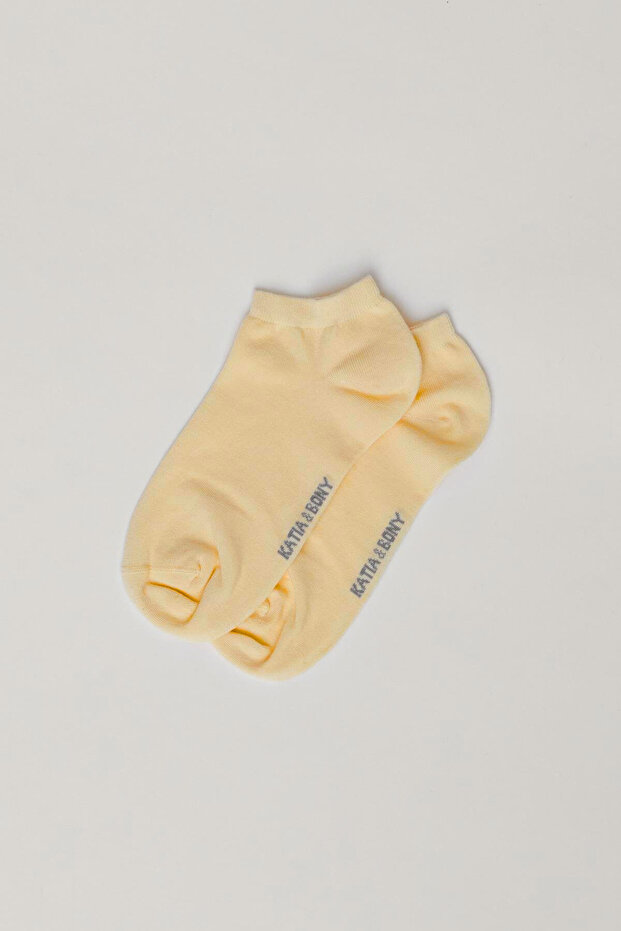 Unisex Step Çorap Hardal - 1