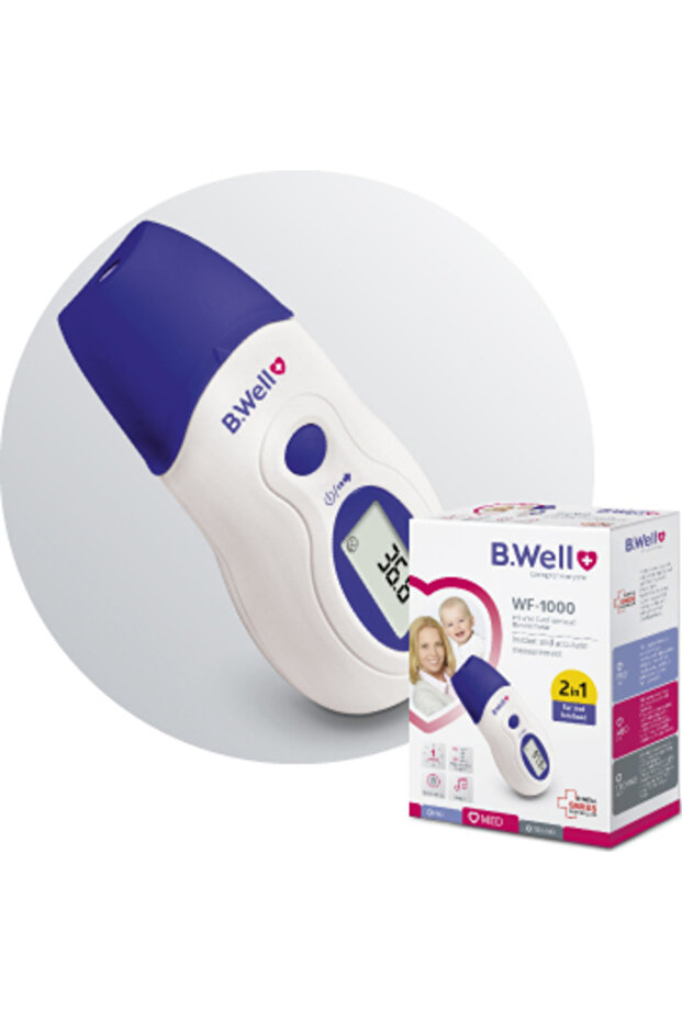 B.WELL WF-1000 Infrared Thermometer (ear/forehead)
