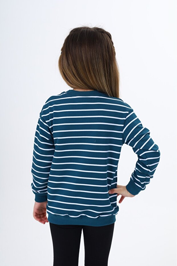 Дівчача смугаста кофта - 4