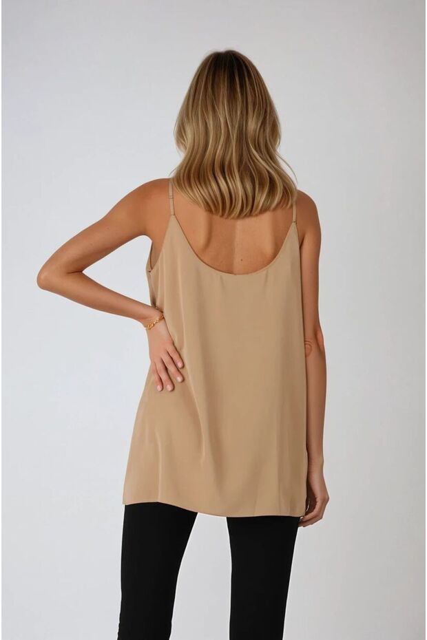 الجمل رقيقة حزام بلوزة - 3