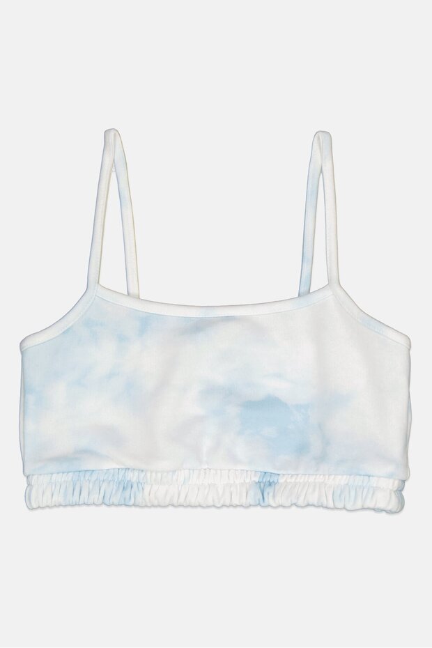 Women Non Padded Tie-Dye Brallet, Multicolor