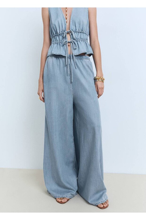 Lyocell Palazzo Pantolon - 1