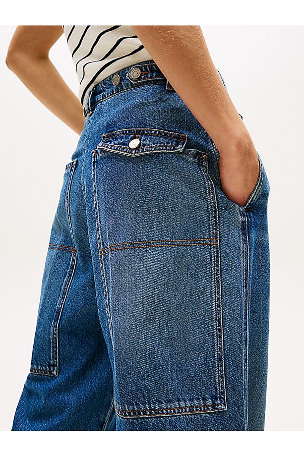 The Runway Collection Oversized Utility Jeans - 4