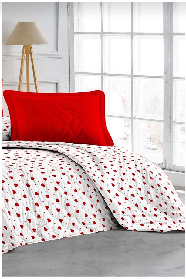 TEK KİŞİLİK KAPİTONELİ ÇİFT TARAFLI ÇOK AMAÇLI YATAK ÖRTÜSÜ PİKE , 155 X 230 PAMUKLU - 3