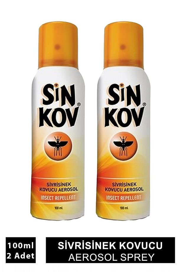 Sivrisinek Ve Karasinek Kovucu Aerosol Deo Sprey 100 ml 2 Adet - 1