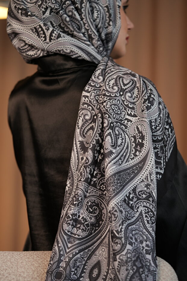 Şal moale negru - 3