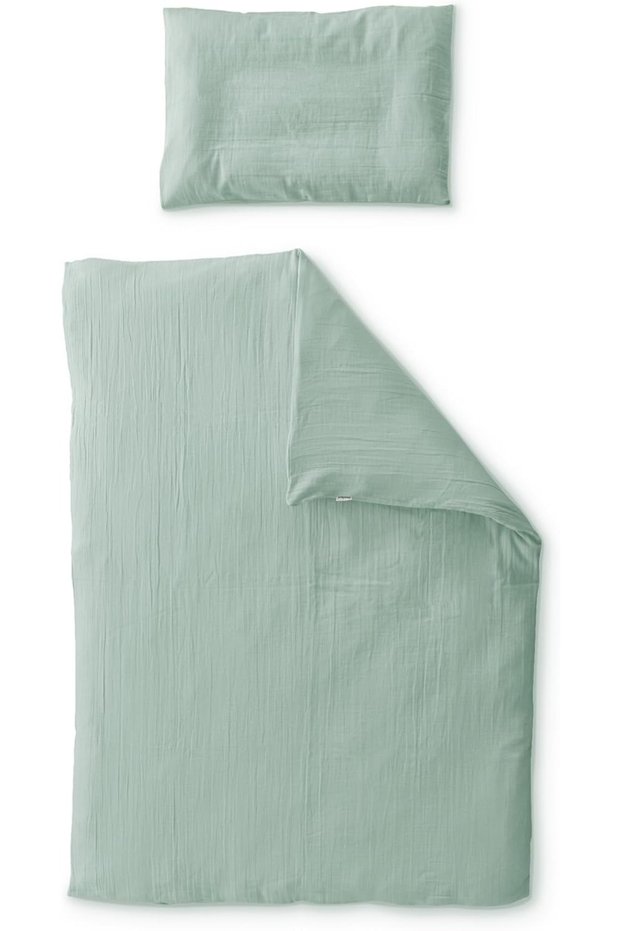 100% Organic Cotton Muslin Baby Duvet Cover Set 100X135 cm Oeko Tex Certified