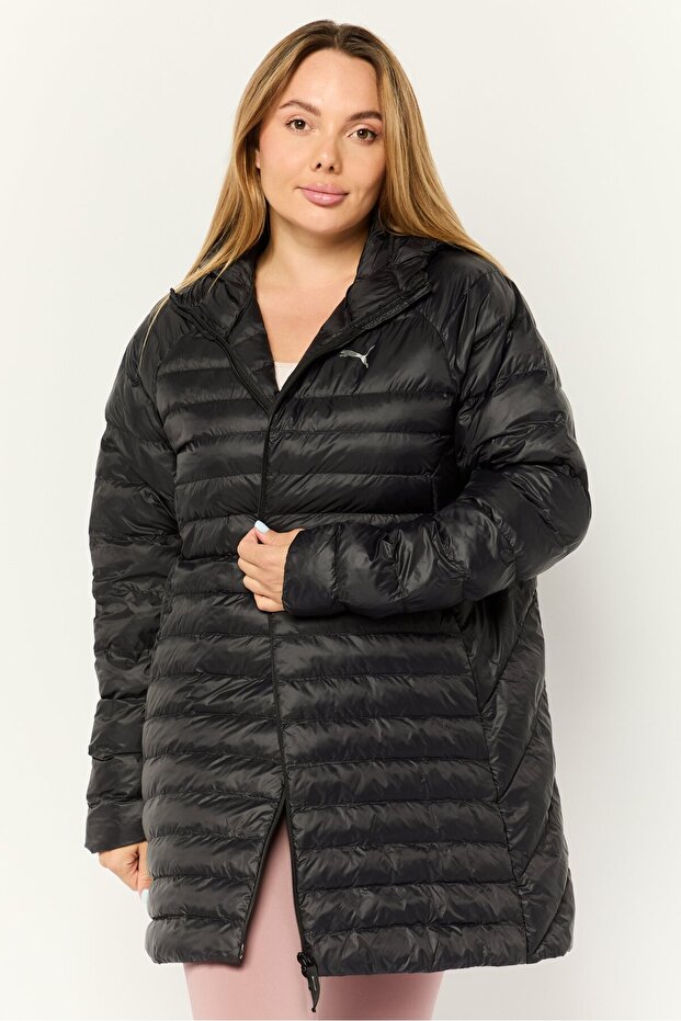 Women Sportswear Fit Long Sleeve Outdoor Jacket, Black