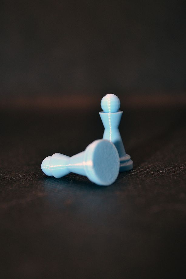 3D Çok Renkli Piyon Pawn ve Zar Seti 16 Piyon + 4 Adet 10mm Okey Oyun Zarı - Kızma Birader Ludo - 7