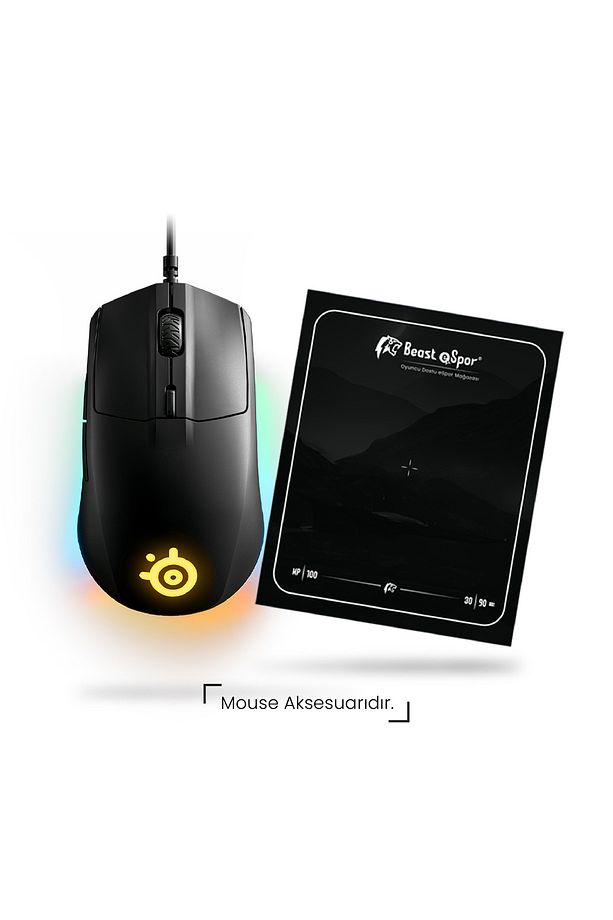Steel Series Rival 3 Veya Rival 3 Wireless Uyumlu Mouse Skate ( Red Edition) %100 Ptfe - 3