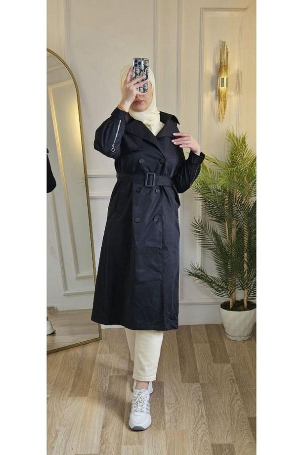 kadın yazlık midi trençkot model G2598 - 2