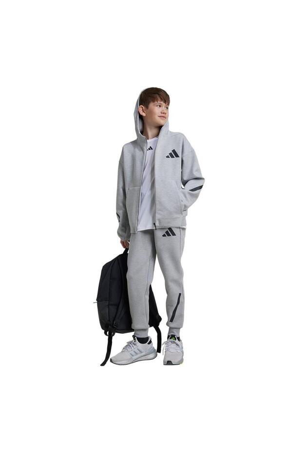 Unisex Children's Gray Jacket J Z.N.E.Fz Ji7548