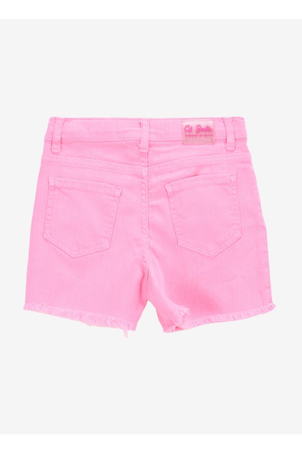 Yüksek Bel Standart Pembe Kız Çocuk Denim Şort BRB5SG-SRT6008 - 2