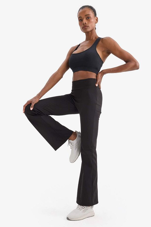 DeFactoFit Flare Fit Geniş Paça Uzun Sporcu Pantolon E7757AX25SP - 5