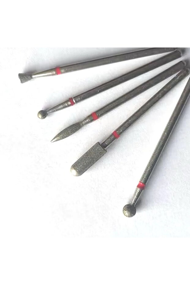 5PCs 5pcs/Set Diamond Nail Drill Bit Milling Cutter for Manicure Electric Rotary Burr Cuticle Tools