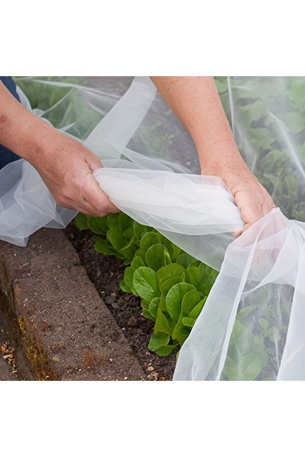 1 عبوة، شبكة مقاومة للحشرات HDPE 60 شبكة شفافة حاجز شبكة فائقة الدقة للنباتات وأشجار الفاكهة...