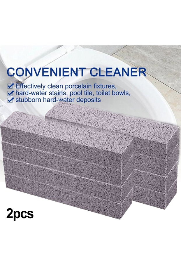 2pcs Pumice Stones Water Cleaning Pumice Scouring Pad Cleaner Stain Removal For Home Toilet Bowl ...