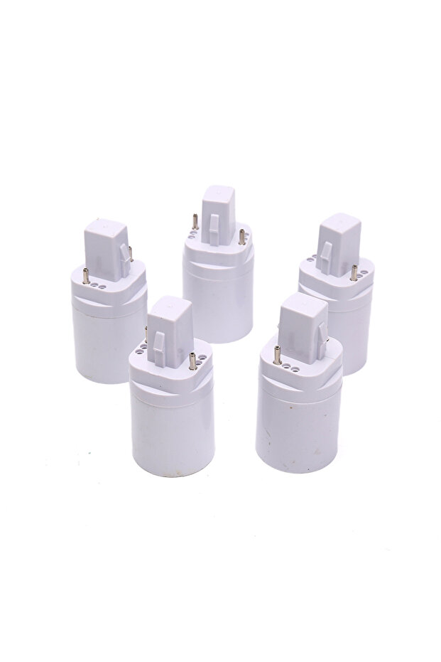 5 قطع محول مصباح LED بمقبس G24 إلى E27 مرن لقاعدة مصباح LED - 6